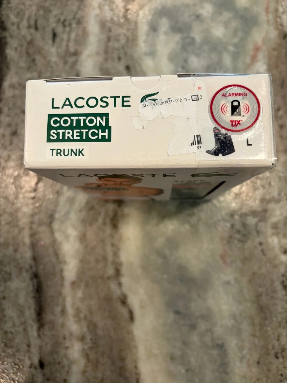 Lacoste Men's Cotton Trunk Underwear 3 Pack Large New